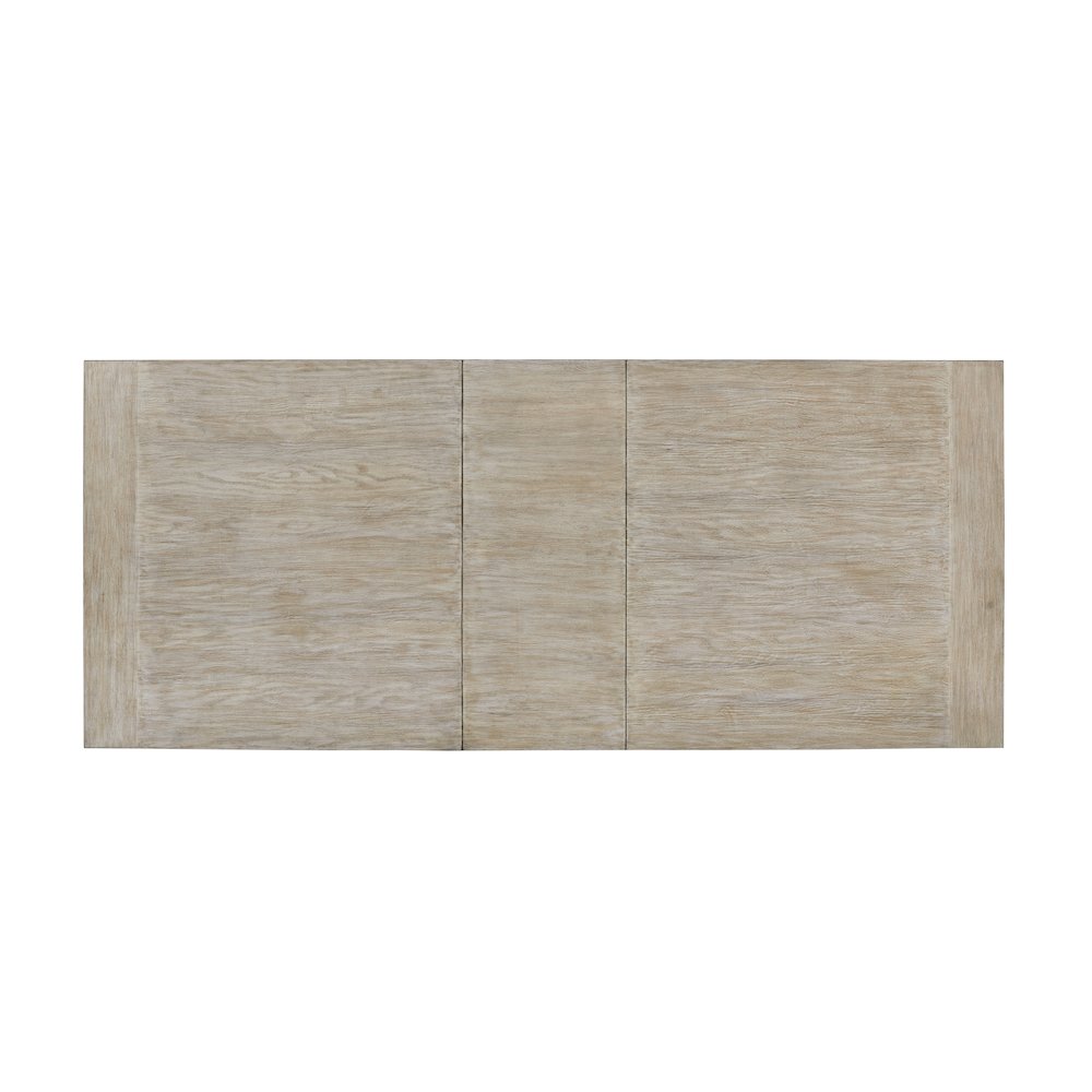 Winslow Modern Farmhouse Rectangular Extension Kitchen Dining Table, Brown