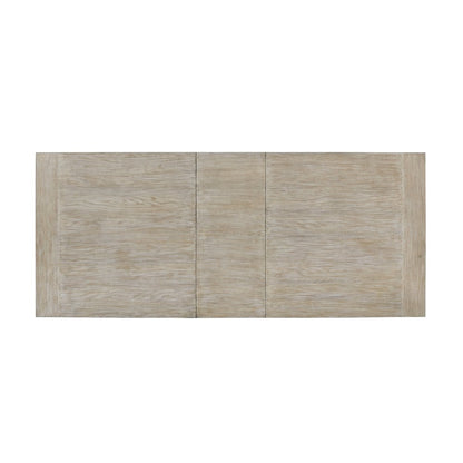Winslow Modern Farmhouse Rectangular Extension Kitchen Dining Table, Brown