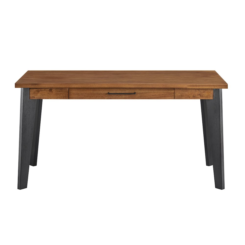 Avery Modern Writing Desk, Rich Medium Brown