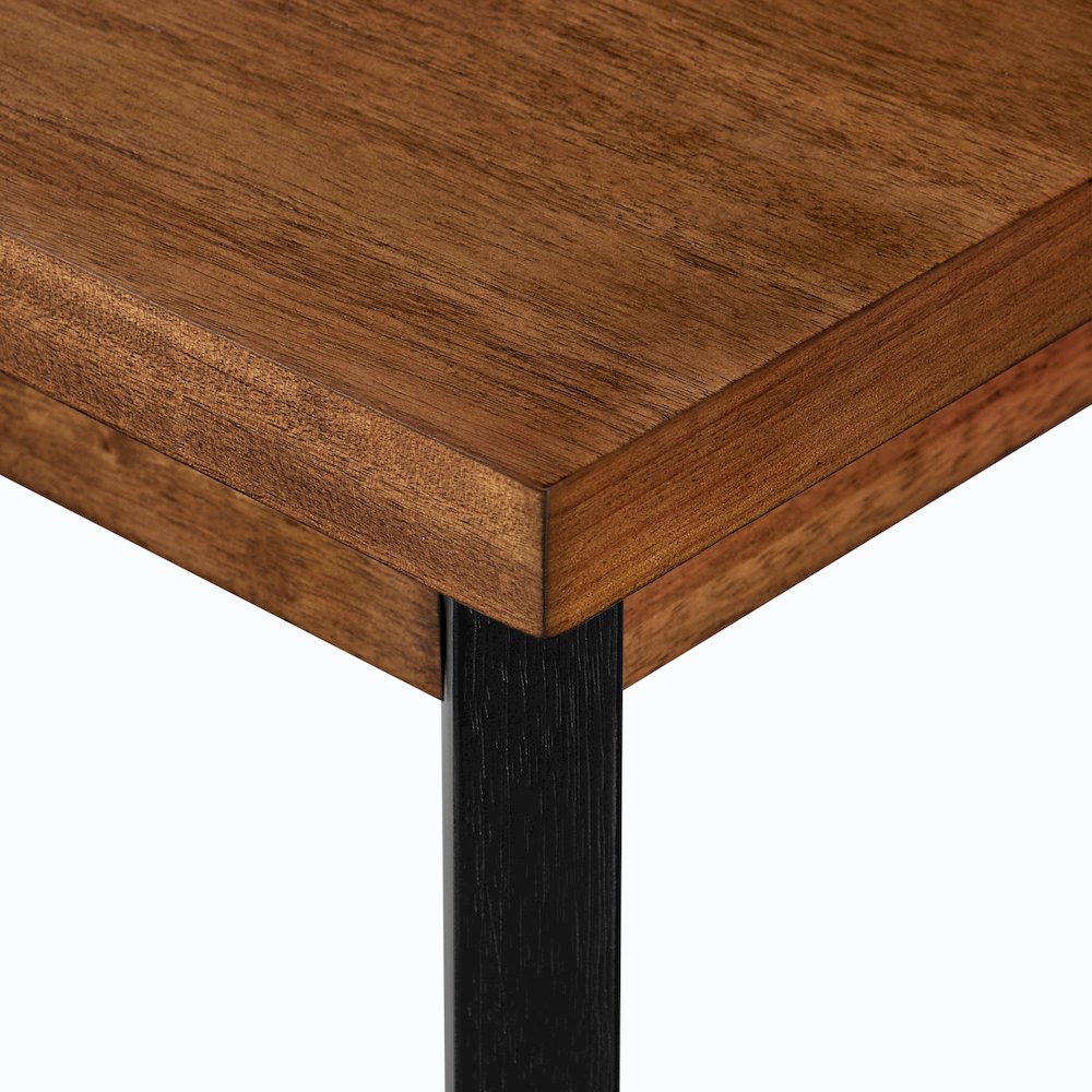 Avery Modern Writing Desk, Rich Medium Brown