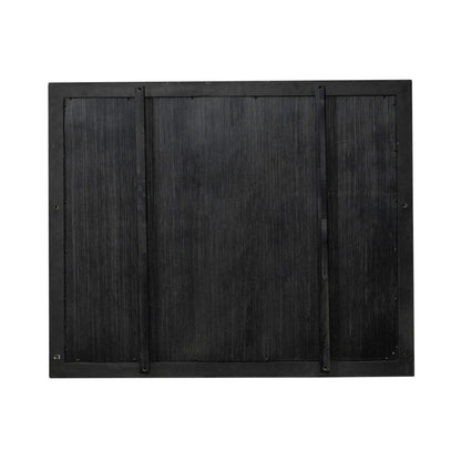 Landscape Mirror - Black Traditional Multi in Dusty Taupe