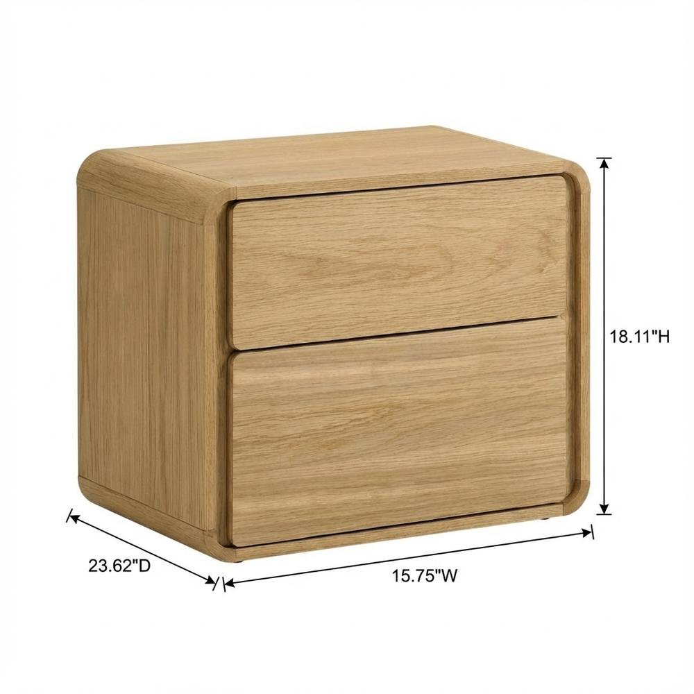 Nightstand with Modern Design and Durable Finish