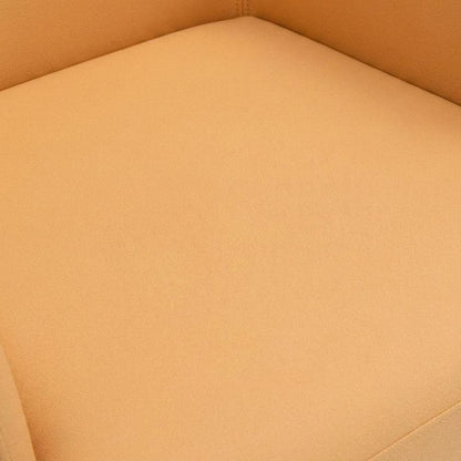 Modern Peach and Rosegold Dining Armchair with Stylish Design