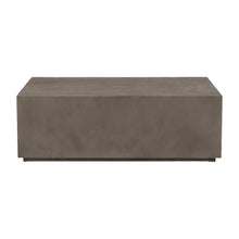 Gray Concrete Coffee Table with Modern Design and Durable Solid Construction
