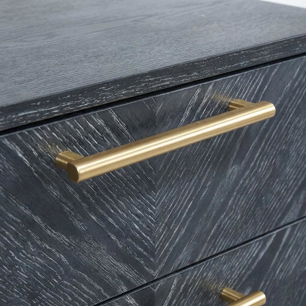 Modern Grey Ash Nightstand with Sleek Design for Bedroom Essentials