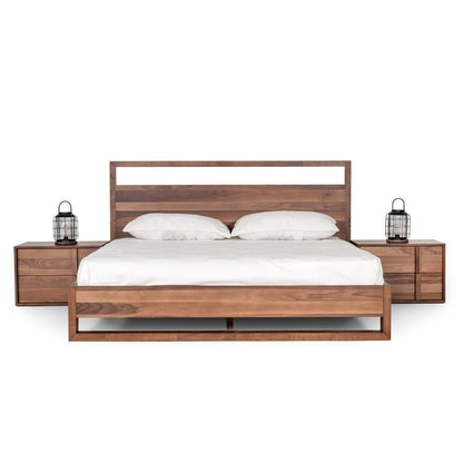 Nova Domus Berlin - California King Modern Walnut Bed