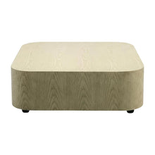 Brown Wood and MDF Low Coffee Table with Square Top and Sturdy Design