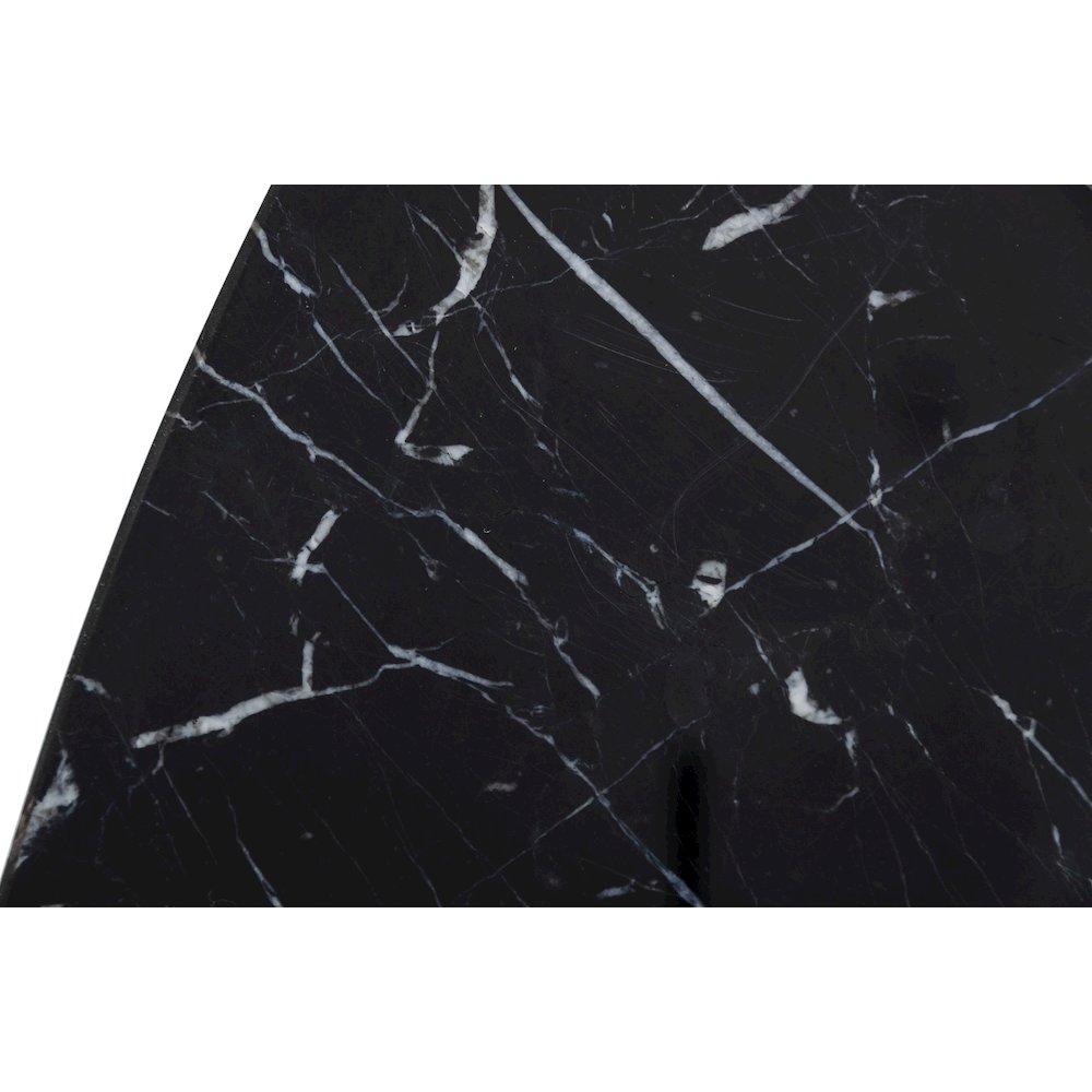 Modrest Kowal - Glam Black Marble Dining Table