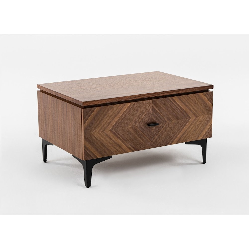 Modrest Paula - Mid-Century Walnut Nightstand