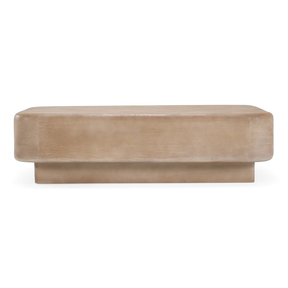 Bruno - Modern Mango Wood Rectangular Coffee Table
