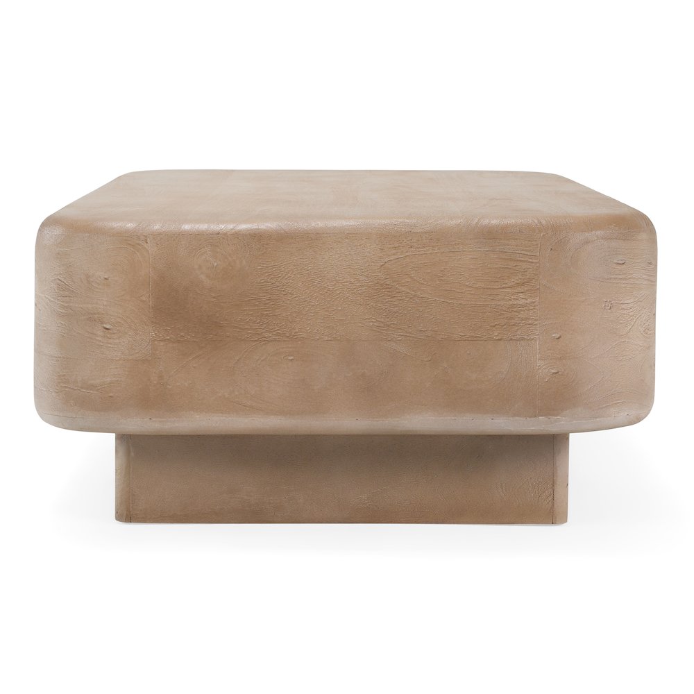 Bruno - Modern Mango Wood Rectangular Coffee Table