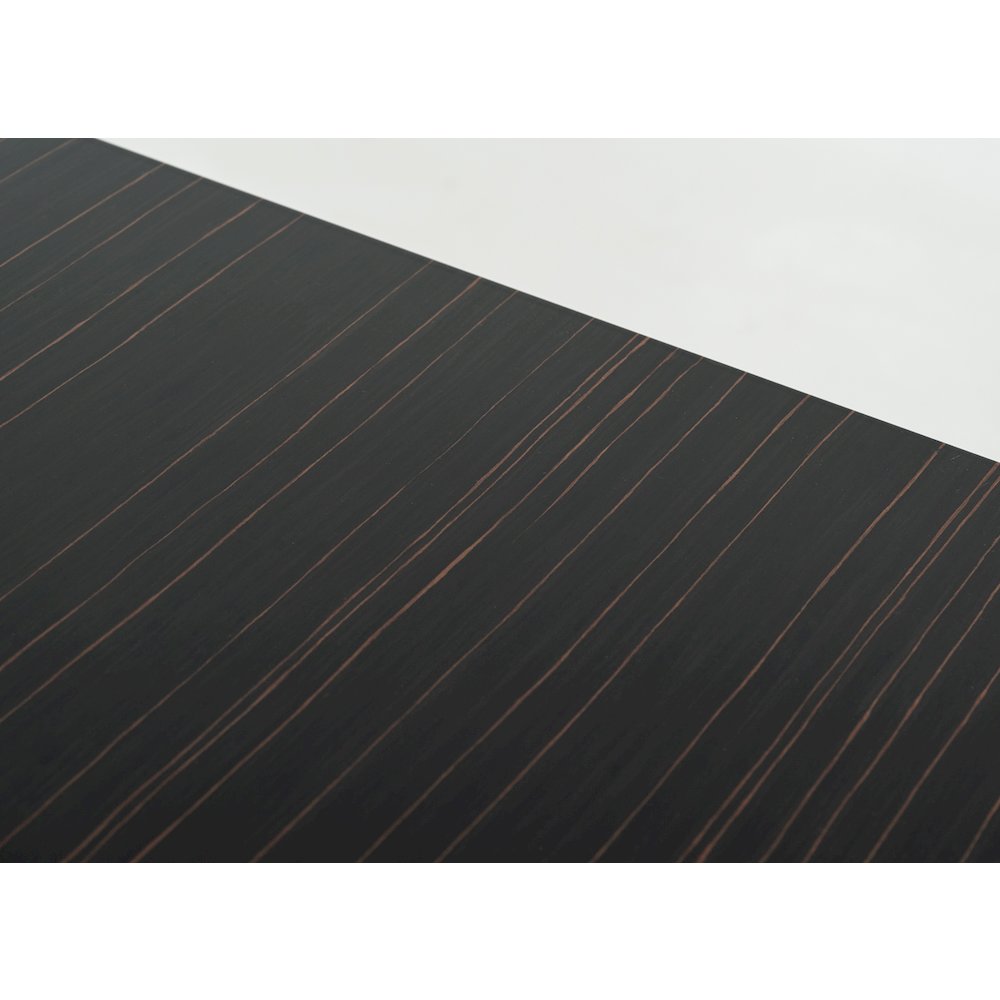Modrest Chadwick Modern Ebony & Rosegold Dining Table