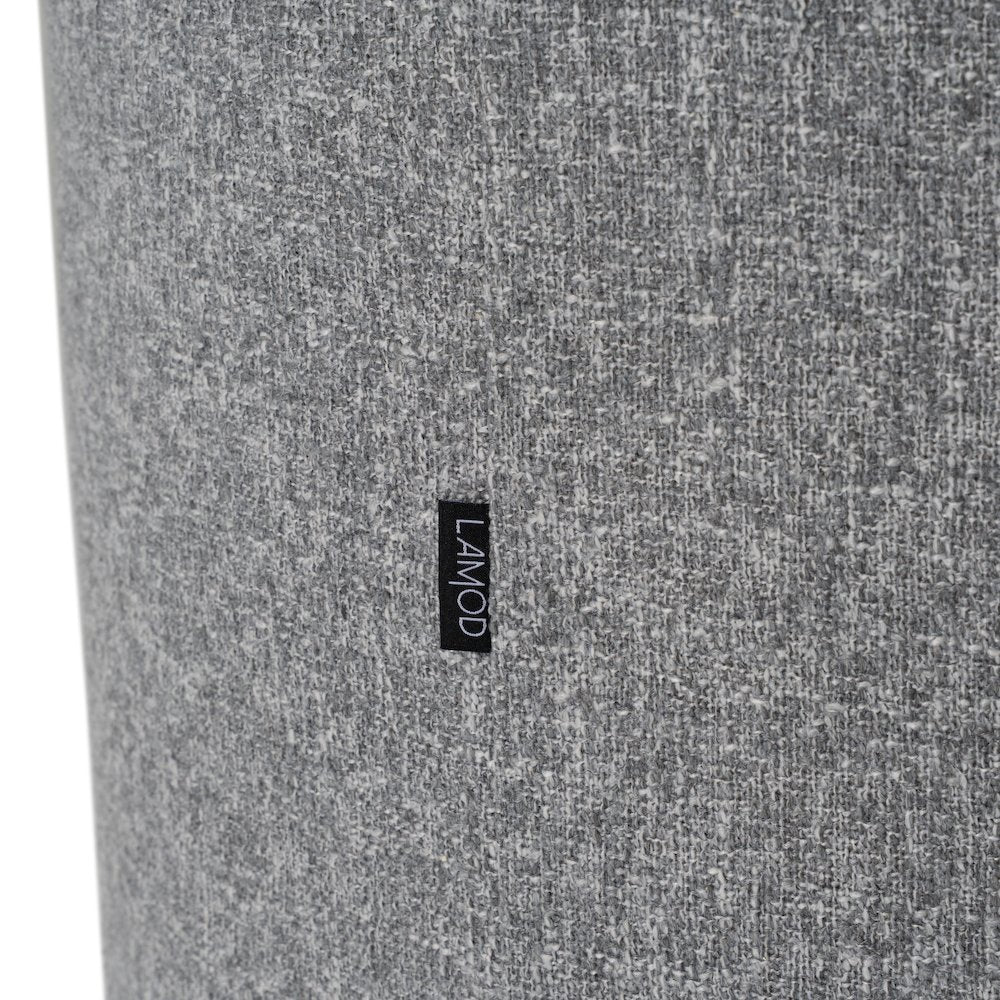 Correa - Modern Grey Fabric Swivel Dining Chair