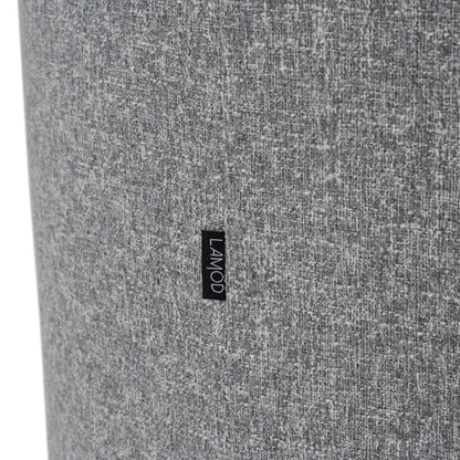 Correa - Modern Grey Fabric Swivel Dining Chair