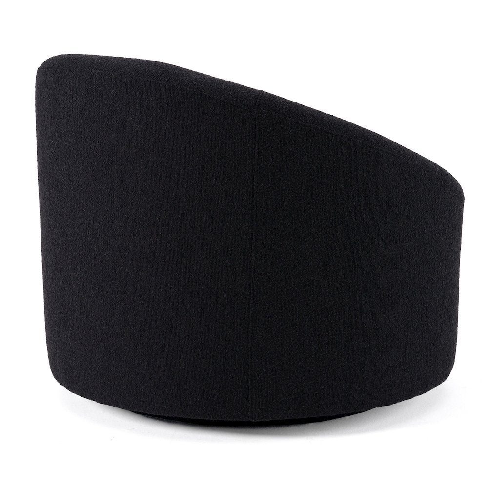 Frontier - Glam Black Fabric Accent Chair