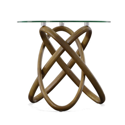 Modrest Mason - Modern Class + Walnut Side Table