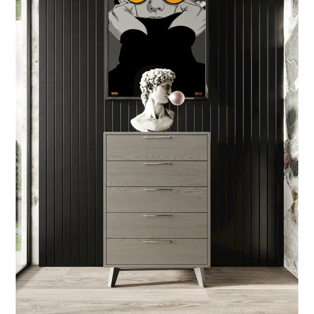 Nova Domus Soria Modern Grey Wash Chest