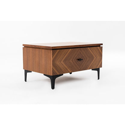 Modrest Paula - Mid-Century Walnut Nightstand