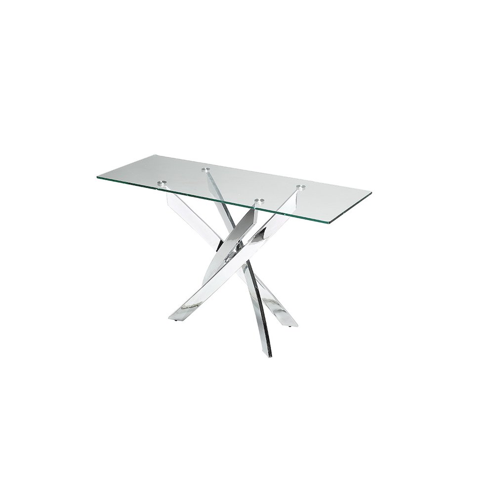 Pyrite Modern Glass Console Table
