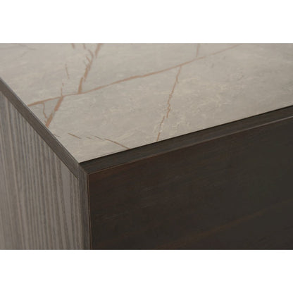 Nova Domus Velondra - Modern Eucalypto + Marble Dresser