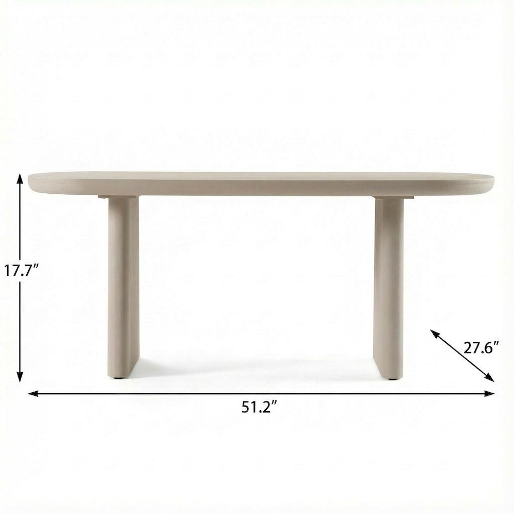 Gray Faux Cement Coffee Table with Manufactured Wood Top and Modern Design