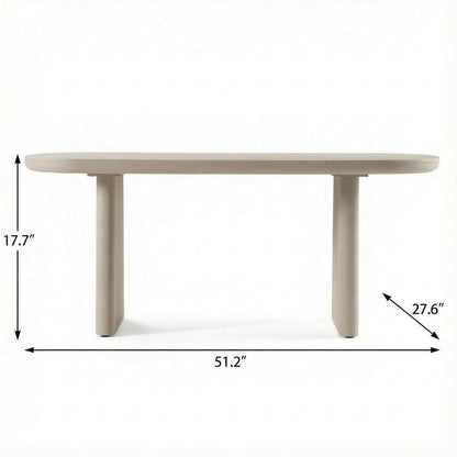 Gray Faux Cement Coffee Table with Manufactured Wood Top and Modern Design