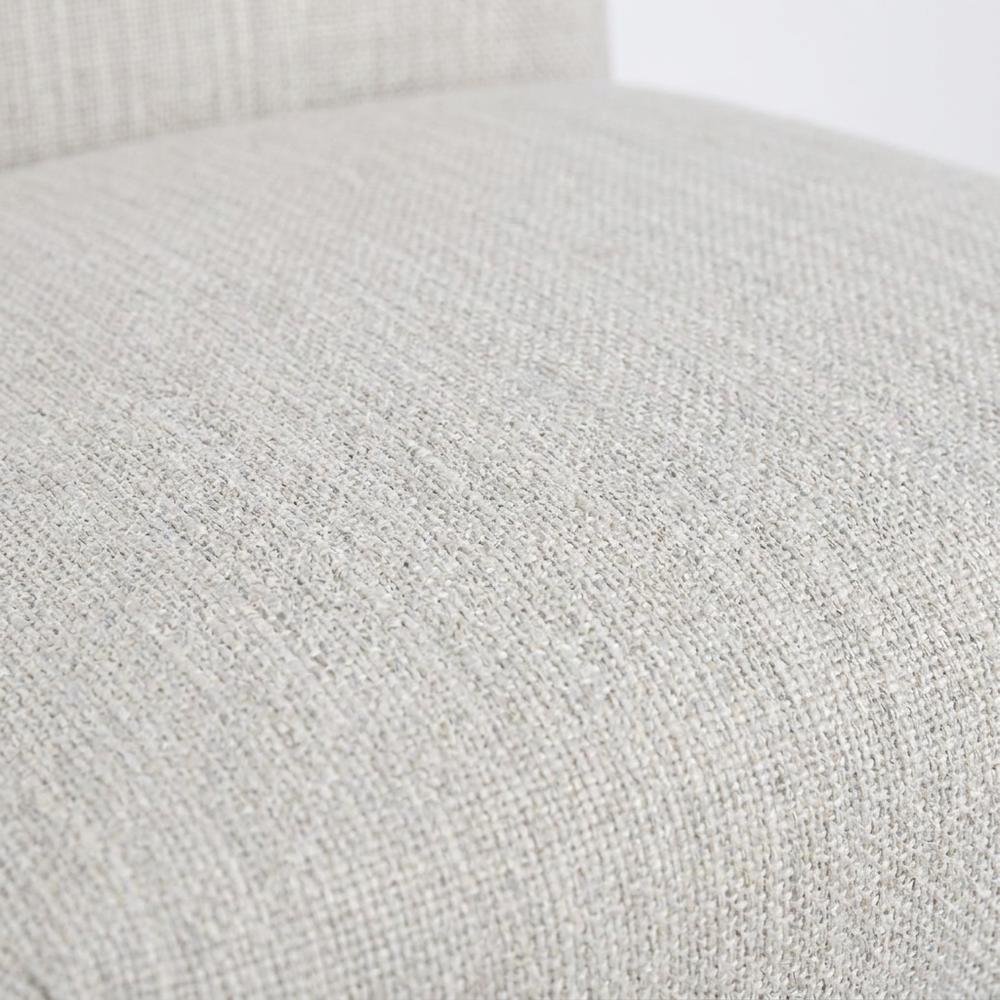Fabric-Upholstered Counter Stool with Brass-Plated Steel Legs for Dining Room