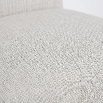 Fabric-Upholstered Counter Stool with Brass-Plated Steel Legs for Dining Room