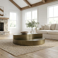 Gray Iron Coffee Table with Modern Design and Durable Construction