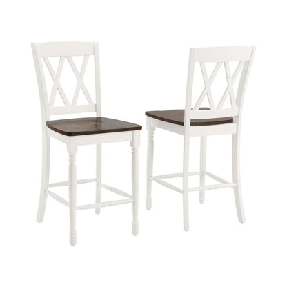 Counter Height Bar Stool Set with Comfortable Seats for Kitchen or Bar Area