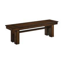 Sedley Poplar Bench in Walnut