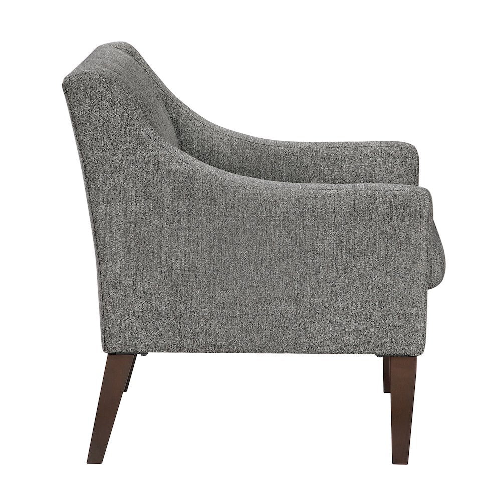 Knox Textured Accent Chair in Dark Gray