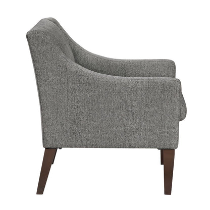 Knox Textured Accent Chair in Dark Gray