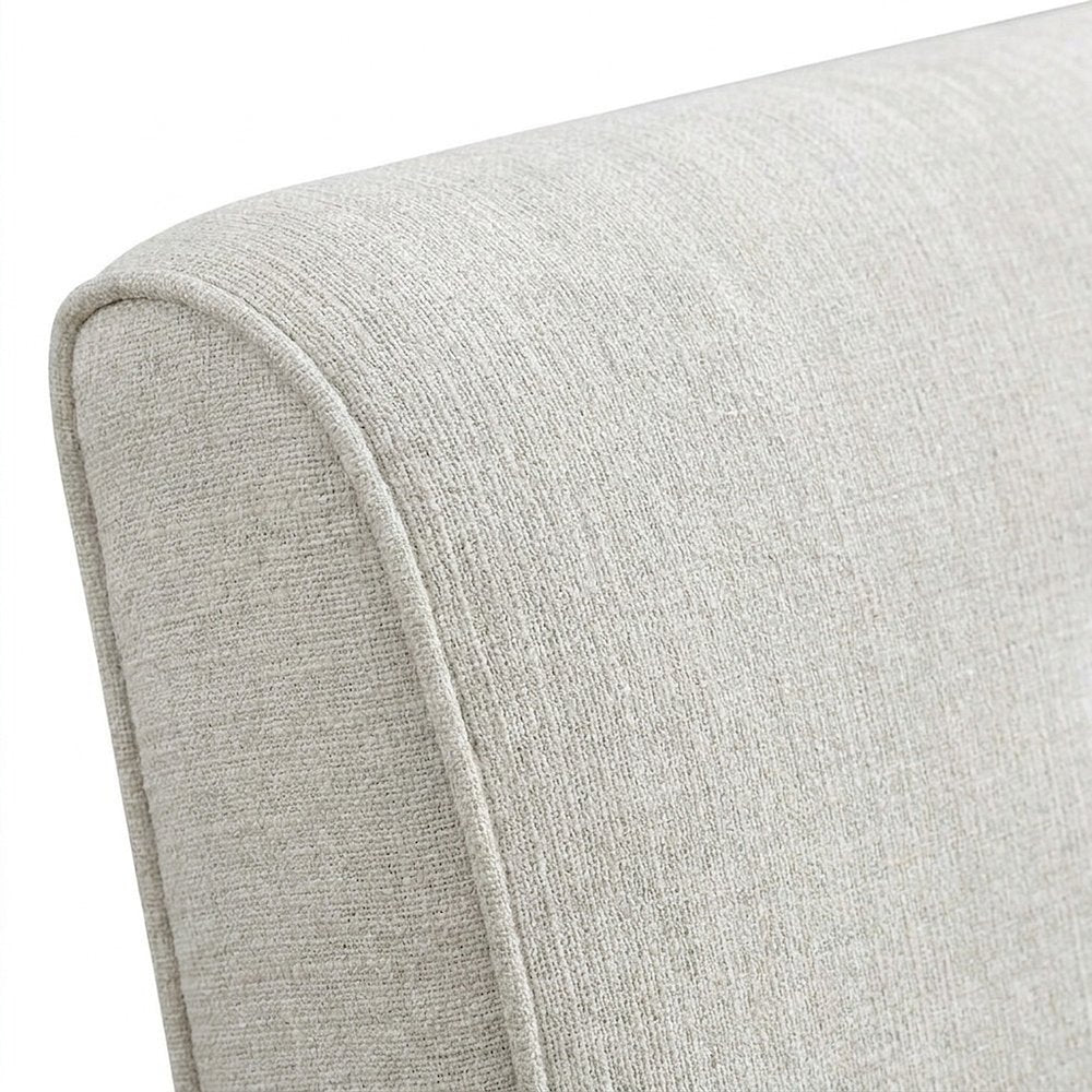 Belfort Chenille Upholstered Loveseat Sofa, Small Love Seat Couch, Beige