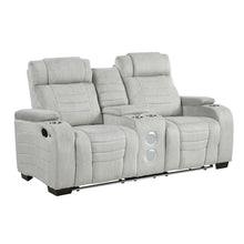 Ronan Microfiber 3pc Set: Sofa, Love, Chair in Light Gray