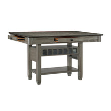 Granby Pine 5-Piece Counter Height Dining Set in Coffee and Antique Gray