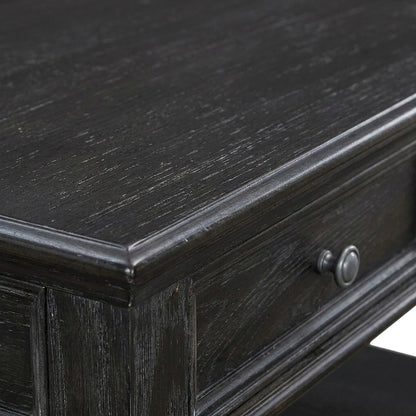 Muriel Pine Lift Top Coffee and Cocktail Table for Living Room, Charcoal
