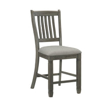 Granby Pine 5-Piece Counter Height Dining Set in Coffee and Antique Gray