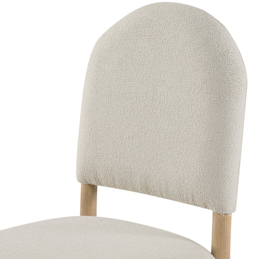 Myrna Textured Dining Side Chair, Set of 2 in Beige