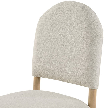 Myrna Textured Dining Side Chair, Set of 2 in Beige
