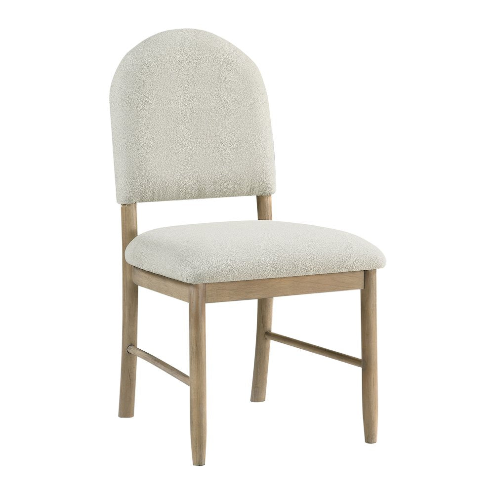 Myrna Textured Dining Side Chair, Set of 2 in Beige