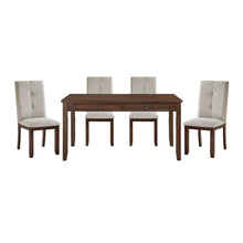 Binghampton Asian Hardwood 5-Piece Dining Set in Dark Cherry