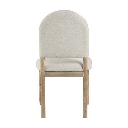 Myrna Textured Dining Side Chair, Set of 2 in Beige