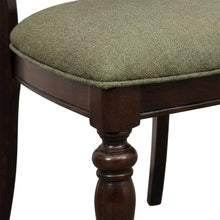Marston Asian Hardwood High-Back Wood Dining Side Chairs, Dark Cherry, Set of 2