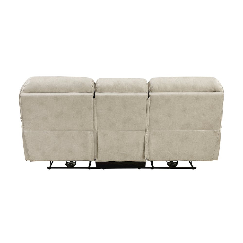 Proctor Microfiber 3pc Set: Sofa, Love, Chair (Power) in Sand