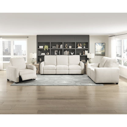 Vera Chenille 3pc Set: Sofa, Love, Chair in Beige