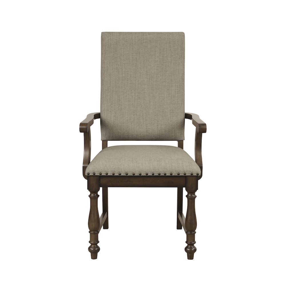 Stonington Textured Dining Arm Chair, Set of 2 in Beige