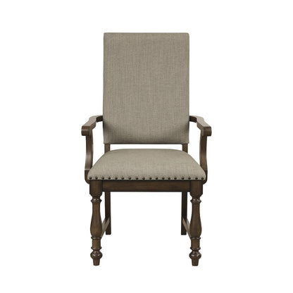 Stonington Textured Dining Arm Chair, Set of 2 in Beige