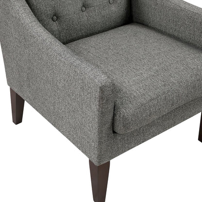 Knox Textured Accent Chair in Dark Gray