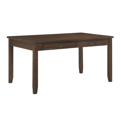 Binghampton Asian Hardwood 6-Piece Dining Set in Dark Cherry